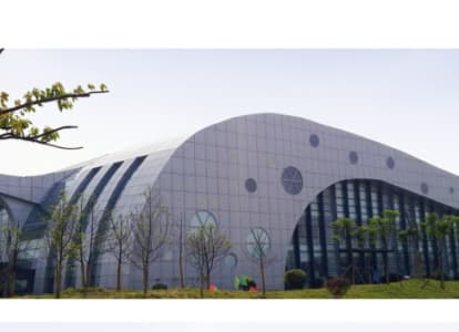 河间会议中心外景网架工程