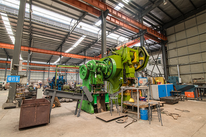 河间网架配件-锥头加工车间